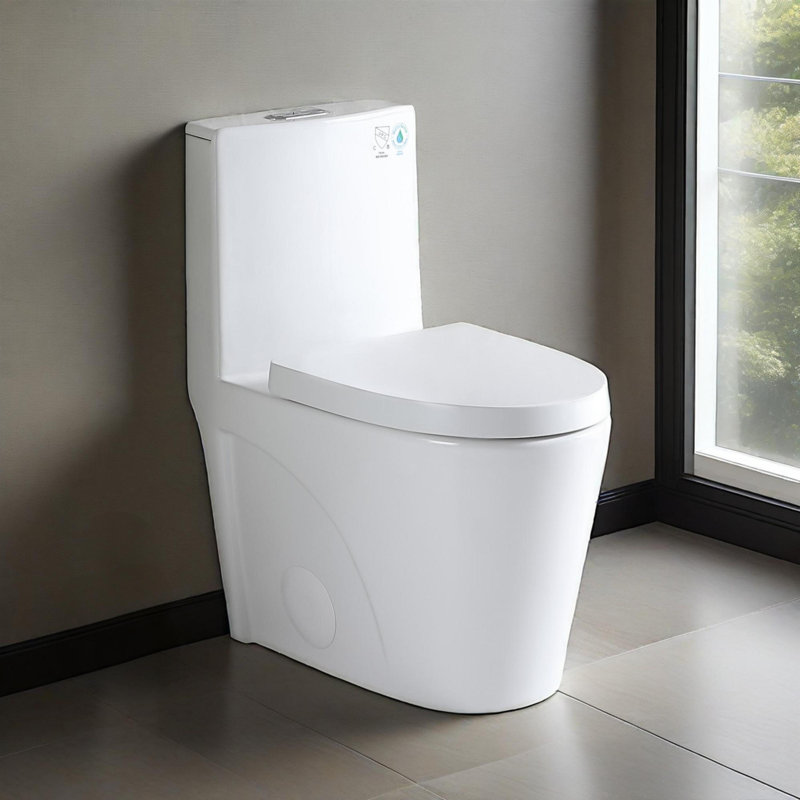 Toilette allongée une pièce 1,6 GPF (siège inclus)