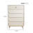 Simple White Wooden Accent Chest