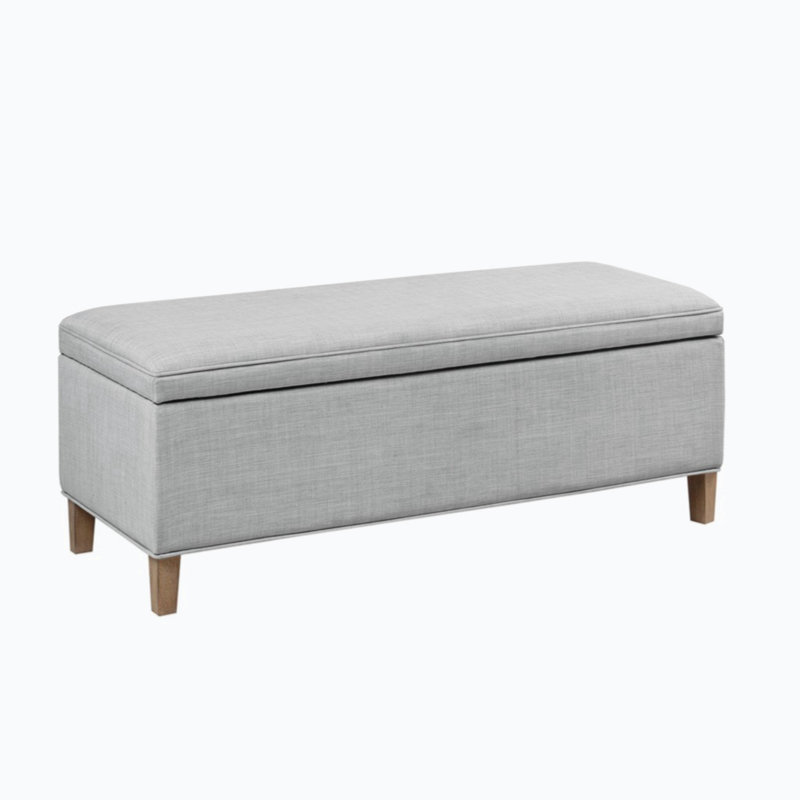 Banc de rangement rectangulaire à fermeture douce