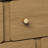 3-Drawer Nightstand, Solid Wood, Natural Oak Finish