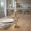 Sagebrook Home 9X5" Star Taper Holder, Gold