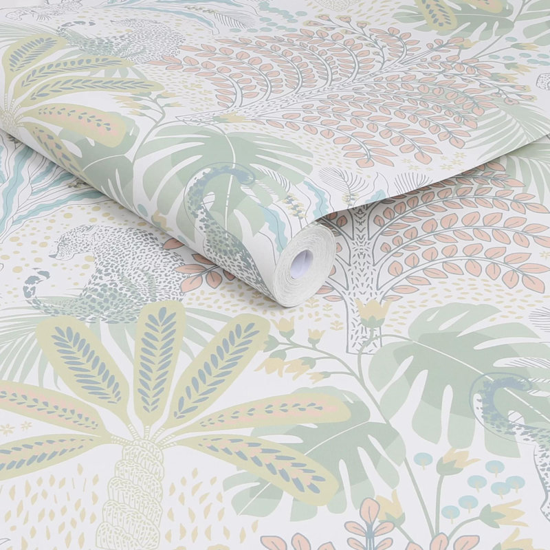 Envy Savannah Pastels Natural Floral Wallpaper