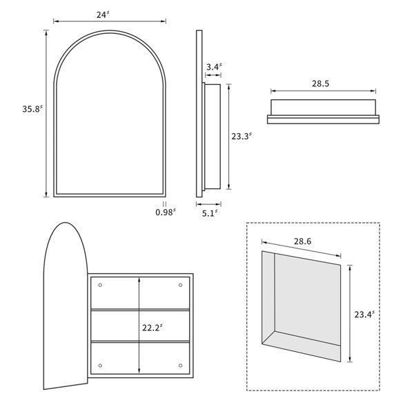 Dimensions du produit