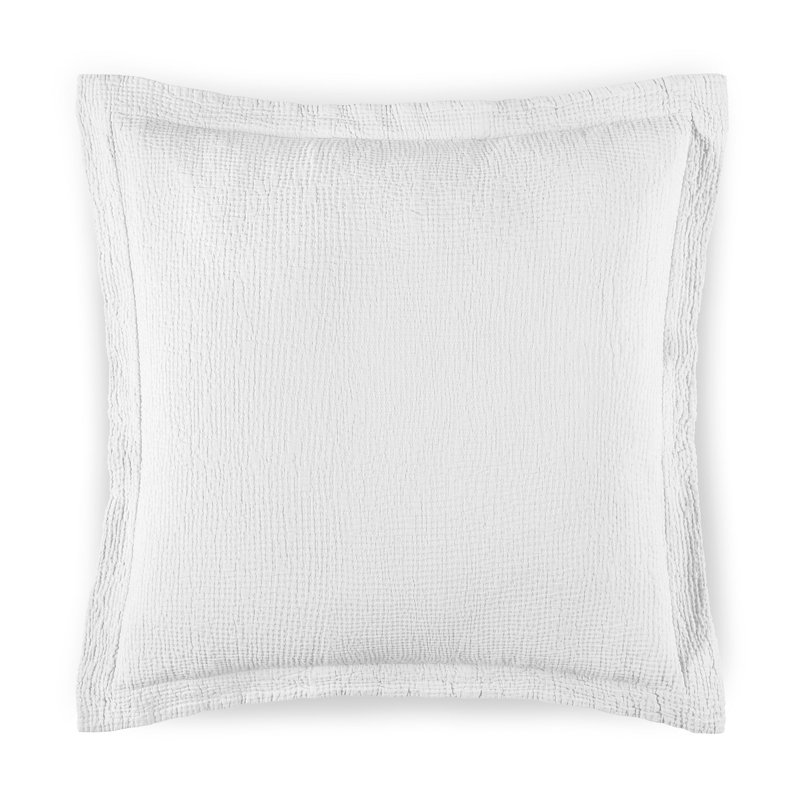 Euro Sham Areia, White, Queen Sham