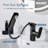 MASO Touchless Pull-Down Bathroom Sink Faucet, 2 Spray Modes, Temperature Display (°F), Motion Sensor, 360° Swivel, Single Handle, 1 or 3 Hole, Deck Plate, Vanity, Laundry & Bar,   Brushed Gray-126101714