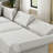 110.2" Modular Sectional Sofa,U Shaped Couch with Adjustable Armrests and Backrests