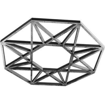 Médaillon de plafond 22 po x 22 po x P 8 1/2 po x P 3/4 po Guardian