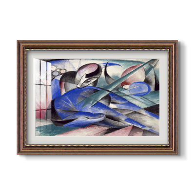 Cheval de rêve (Träumendes Pferd), 1913-Franz Marc-Impression encadrée personnalisée