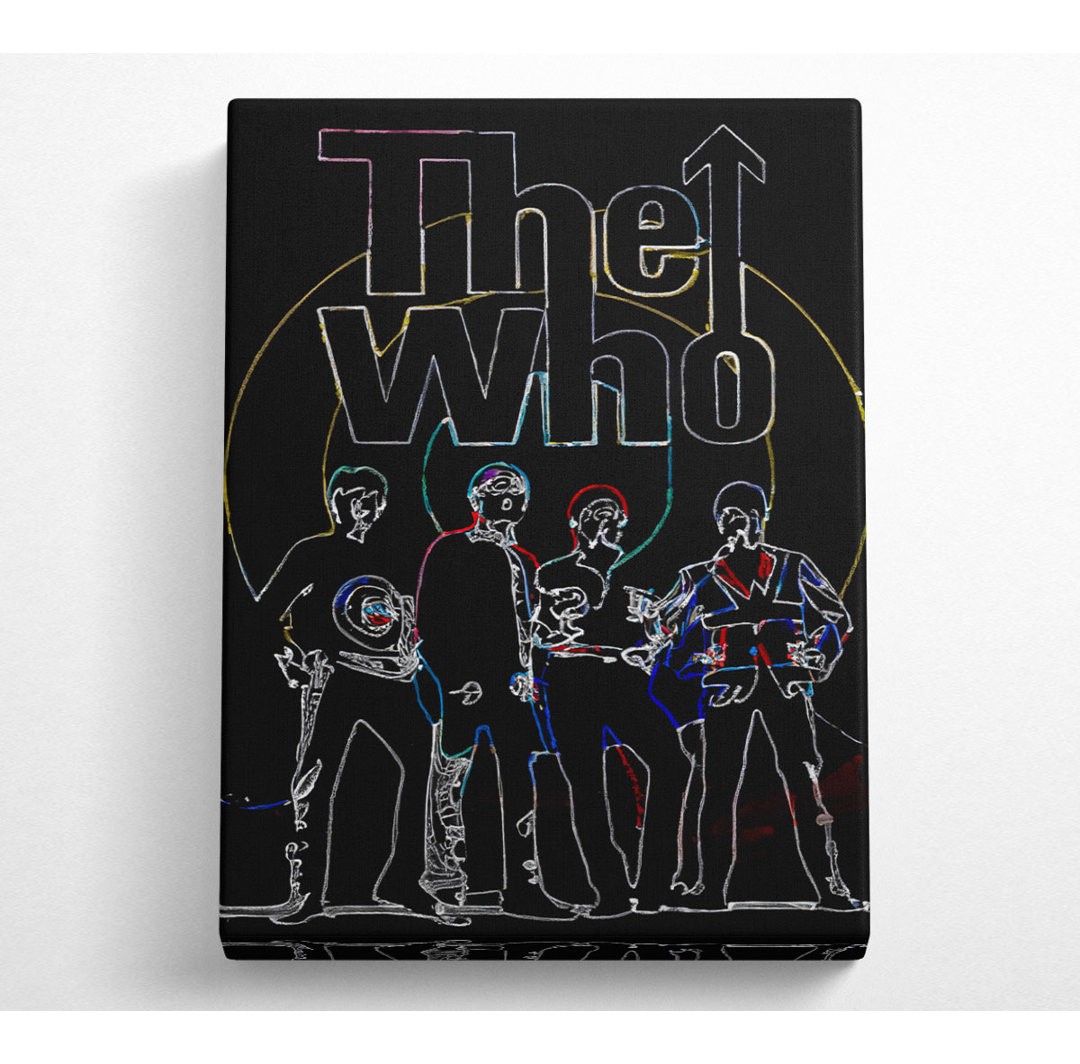 The Who Black - Kunstdrucke auf Leinwand