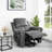 Oversized Air Leather Power Lift Recliner Chair with Footrest-1576884048