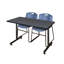 Table de formation en T Nick Nick, 2 chaises empilables Zeng-32701938-32701931-32701927