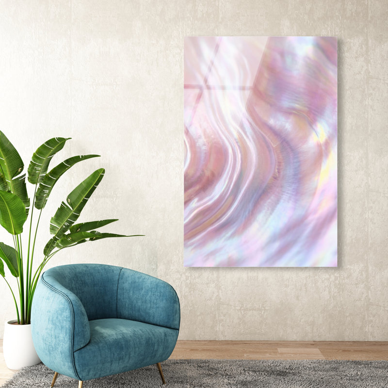 Iridescent Wave Print by Oliver Gal, 30"H x 20"W, High-Gloss Acrylic Print