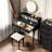 Makeup Vanity with Light mirror,2 drawers