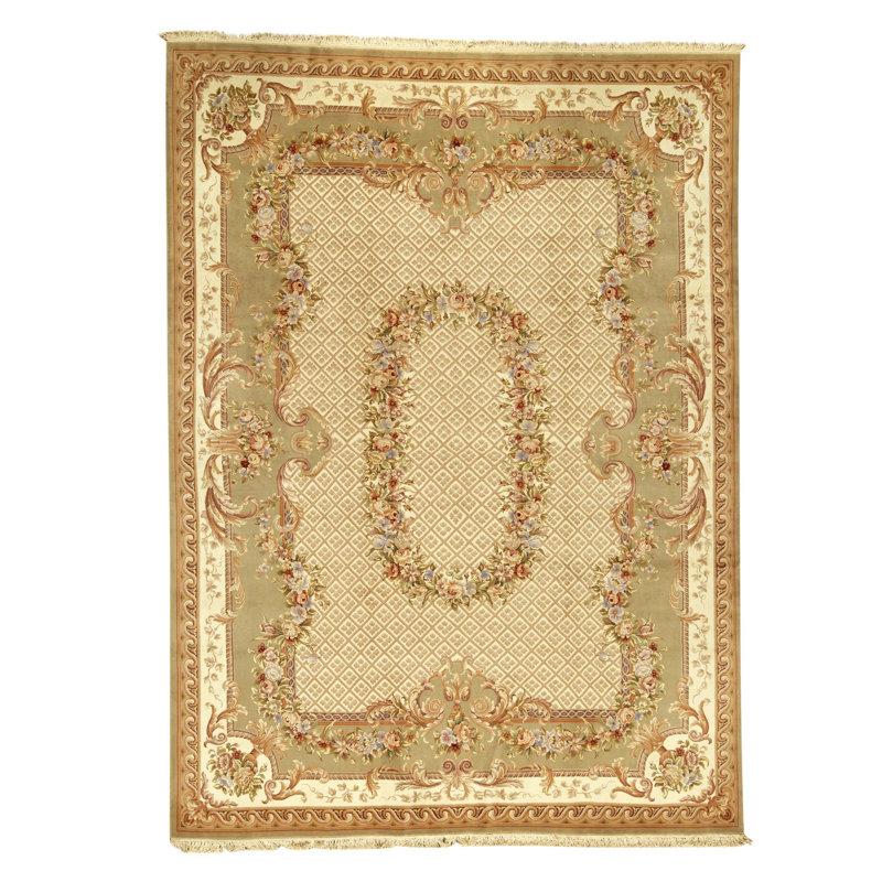 Tapis rectangulaire noué à la main