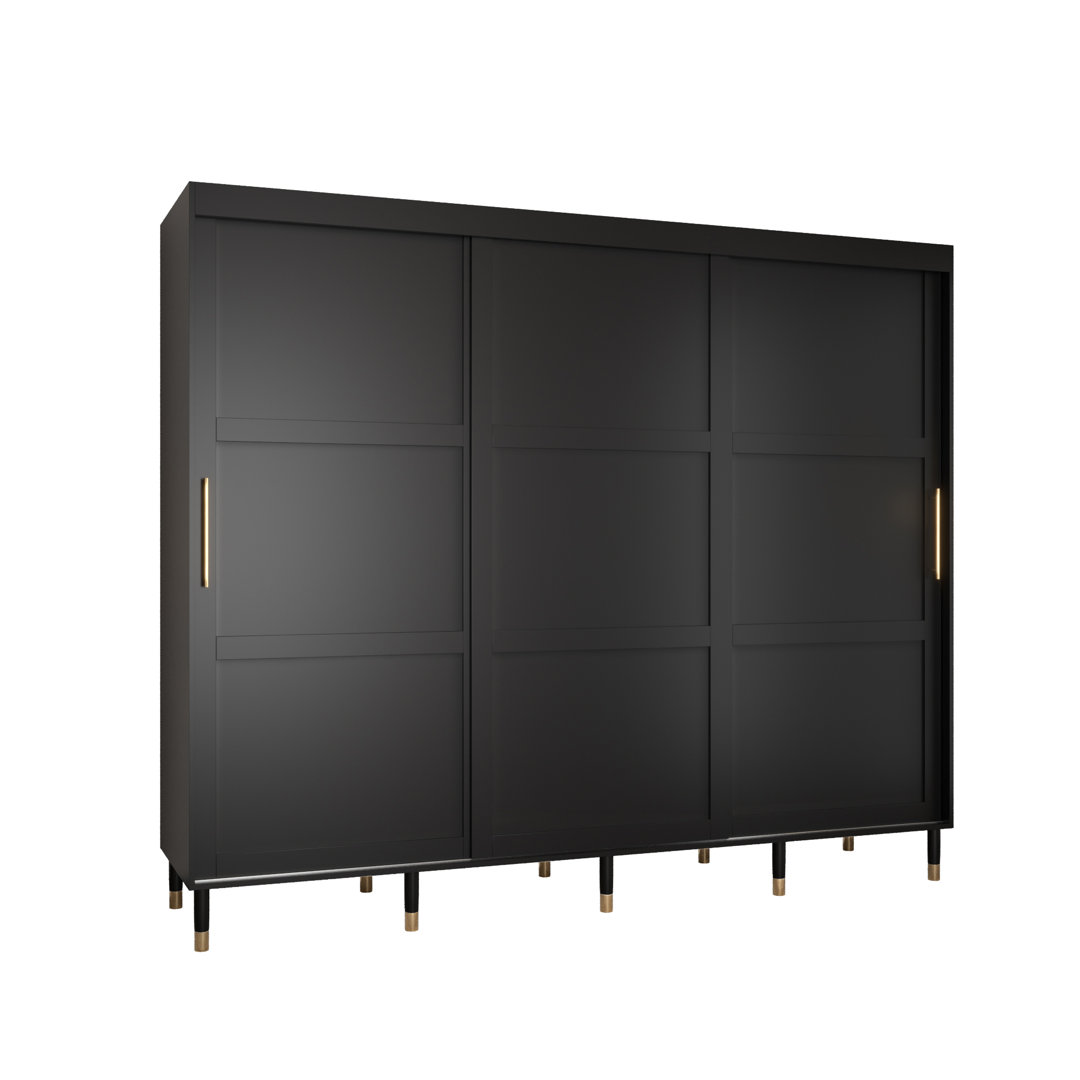 Angula 3 Door Manufactured Wood Wardrobe