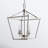 Hertford 4-Light Dimmable Geometric Lantern Pendant-1010738402