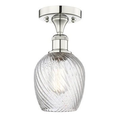Veniece Glass Semi Flush Mount