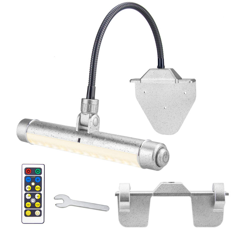 8.4'' Dimmable Frame Mount Picture Light, Gold