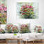 Bouquets de roses - coussin à imprimé floral-29598326-29598323