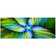 DesignArt Rotating Fractal Green Star On Canvas Print | Wayfair