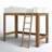 Bellmont Twin Solid Wood Loft Bed-378522609