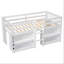 Lit simple mezzanine bas avec tablettes Jceur-177938691