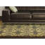 Tapis moderne et contemporain en laine doré touffeté à la main brun et vert olive Allie-1771528194