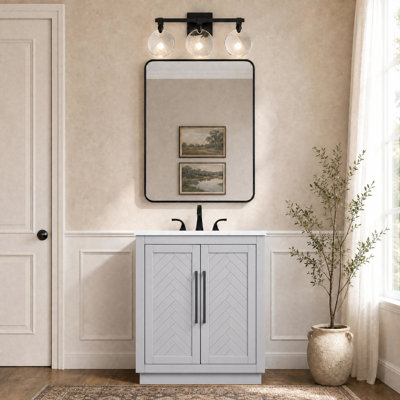 Meuble-lavabo simple 30 po