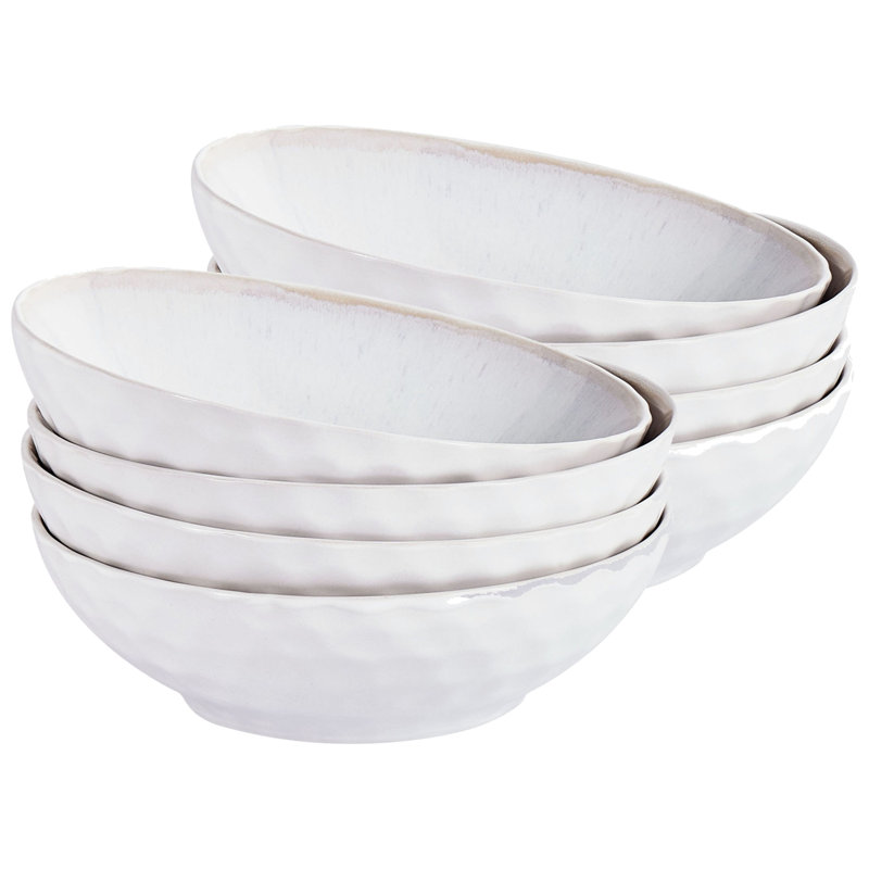 SESAME 650ml Handmade Stoneware Pasta Bowl