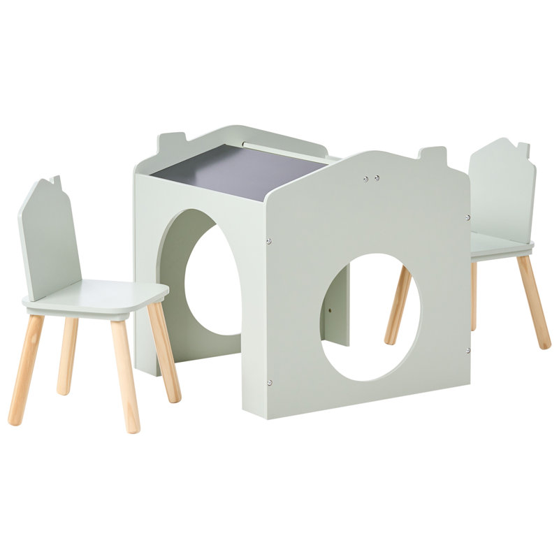 Adriana Kids 3 Piece Specialty Play Or Activity Table and Chair Set