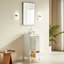 Meuble-lavabo autoportant en bois massif 18 po