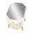  La Rachelle Mirrored Glass Top End Table with Storage