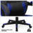 Reclining Computer Chair with Footrest & Detachable Lumbar Support 360 Degree Swivel-1805738704