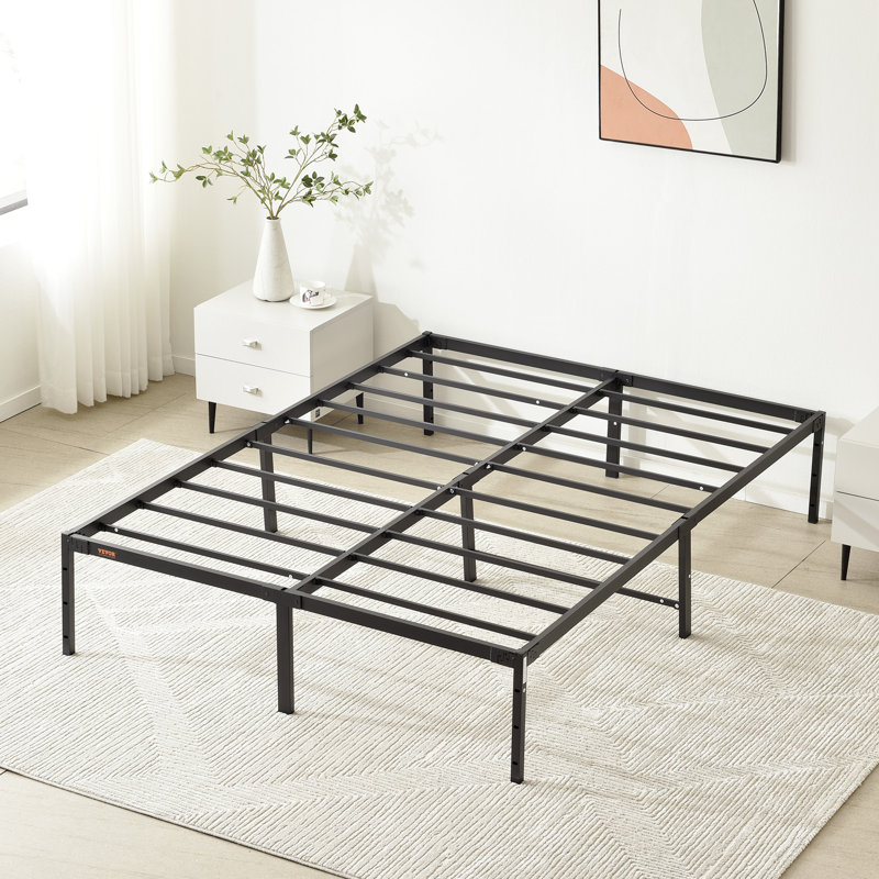 Tesfai 14'' Steel Platform Bed, Full/Double, 14"
