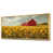 Toile avec cadre flottant or