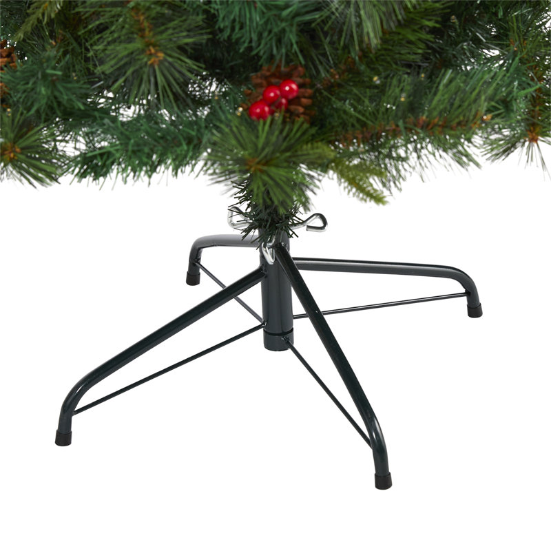 Lighted Artificial Christmas Tree, 6' H