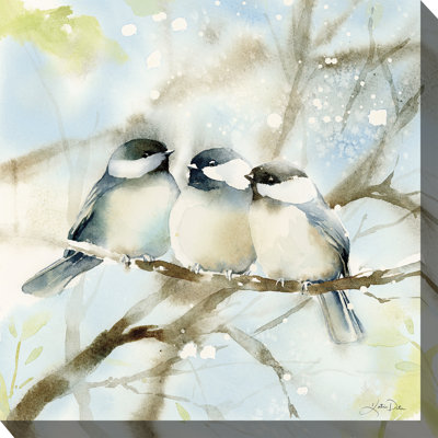 Art extérieur Cozy Chickadees All Weather