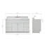 Ensemble de meuble-lavabo simple 61 po Partham-94350843