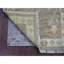 Tapis cèdre brun noué à la main 2 pi x 3 pi 2 po x 3 pi, motif angus afghan Oushak avec motif de feuilles, teinture naturelle, tapis, échantillon, tapis oriental