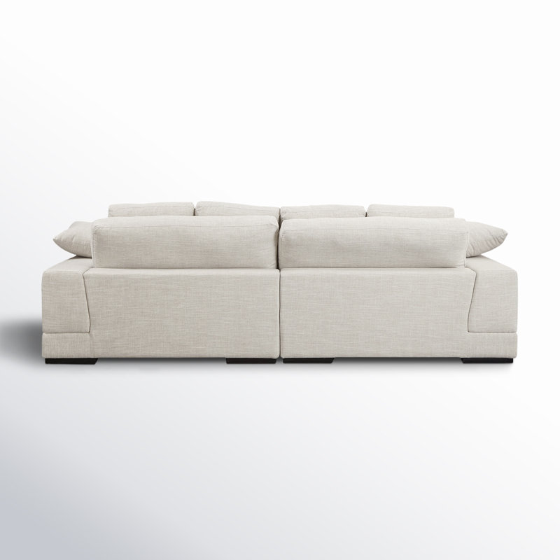 Plunge Sectional, Beige Linen