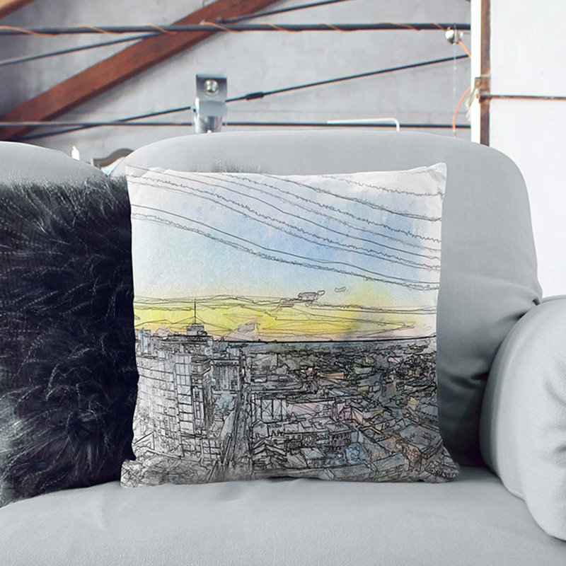 Square Throw Cushion, 55 x 55 cm