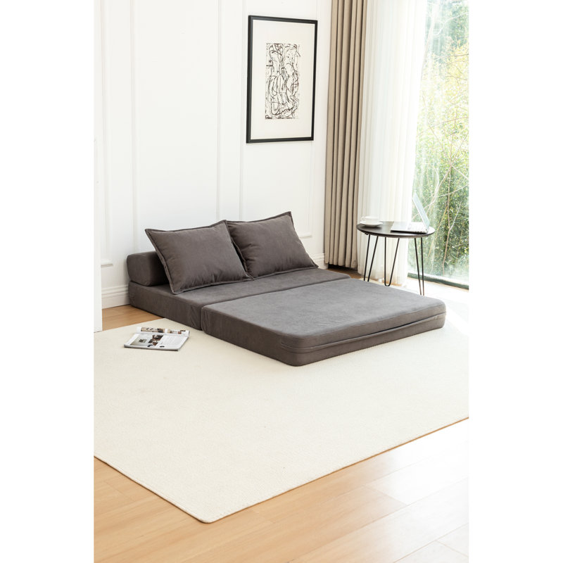 Lit pliant prêt à l'emploi avec poches latérales, extension rapide à usages multiples qui transforme une chaise ou un matelas, soutien lombaire