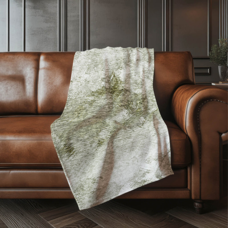 Jeté Sherpa ASB590 moderne lavable à la machine Addison, Taupe