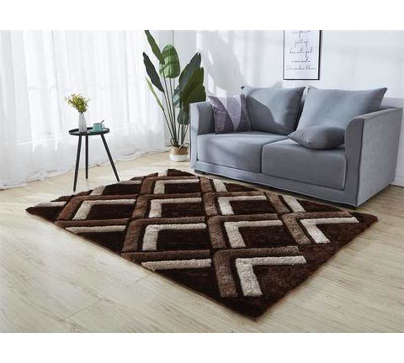 TAPIS ELIZABETH 5 pi x 7 pi 43733 - Brun
