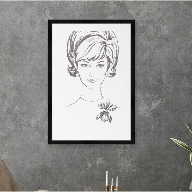 Iris Portrait - Picture Frame Print