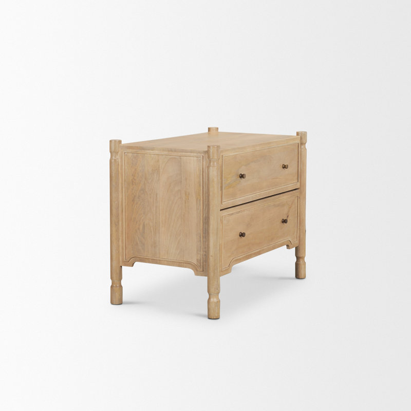 Buffet décoratif 2 tiroirs Bridwell, Light Brown
