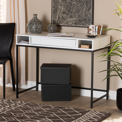 Metal Base Writing Desk