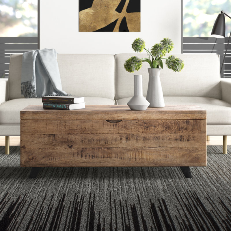 Balderas Coffee Table Trunk, Natural Brown