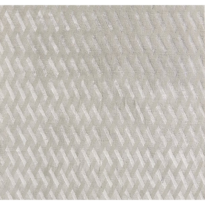 Tapis gris à motif géométrique guinn, Rond 4 pi
