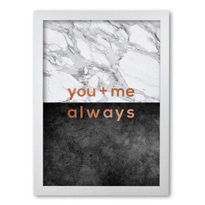 You And Me Always Couples - Print